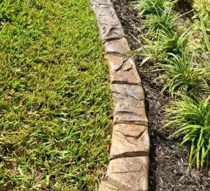 Next Level Curb Appeal Natural Stone Curb